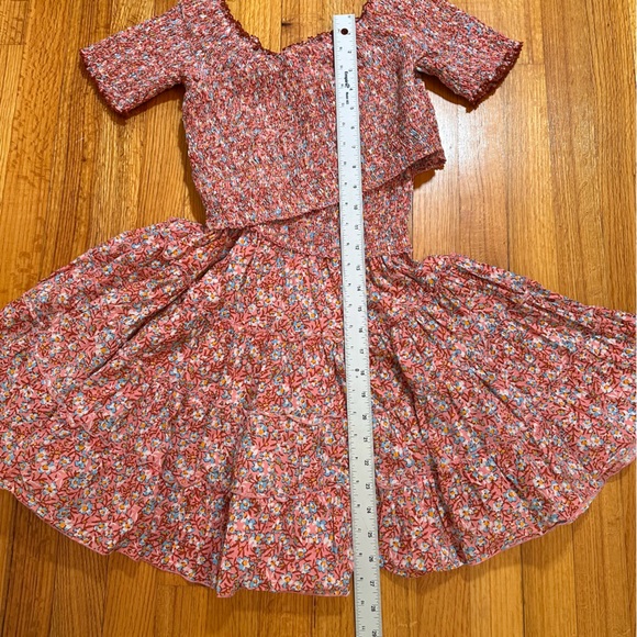 Poupette St. Barth Soledad Smocked Tiered Dress Size Small ( a2) - Picture 9 of 12